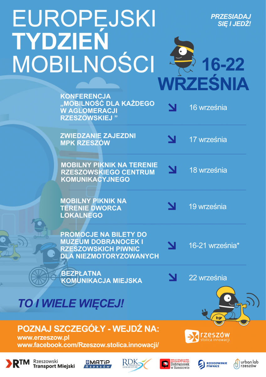 Plakat wydarzeń ETM